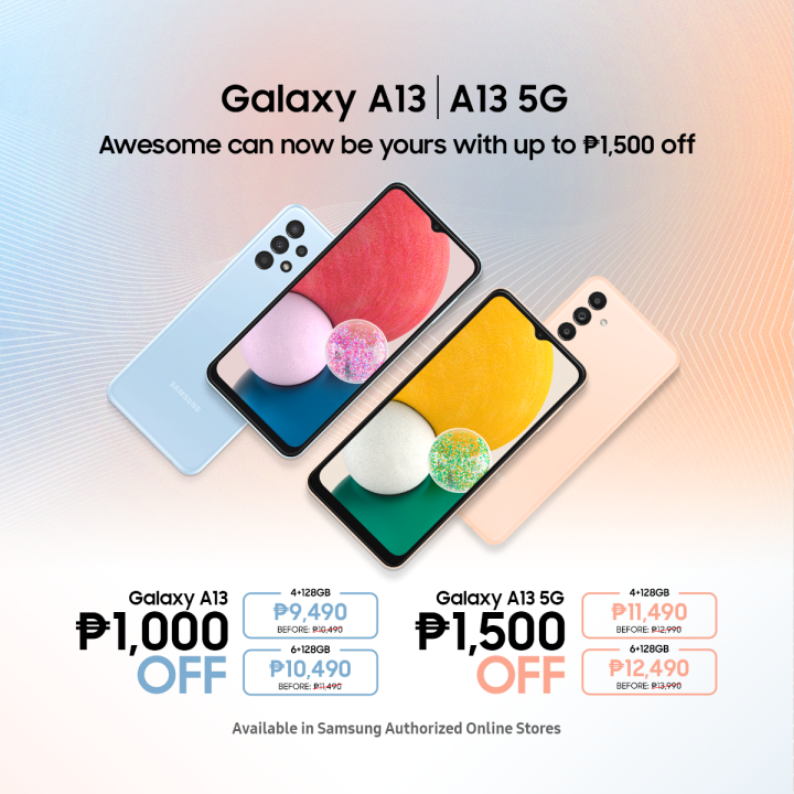 Samsung Galaxy A13 [4GB RAM 128GB ROM] Android Smartphone | Lazada PH