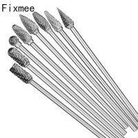 10pcs สารพัน 3x6x100mm ขยายยาวทังสเตนคาร์ไบด์บดจุดเสี้ยนสําหรับ dremel grinder die grinder