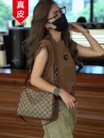 ♛ Hong Kong Purchasing Bags Women 2023 New High-quality Texture Niche Design Pea Bag Western-style Single Shoulder Messenger Bag