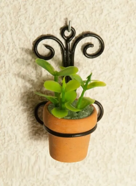 Wrought Iron metal flower wall mounted plant holder plant rack