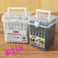 Yuxuan 12 สี / ฟัง 80 สีเครื่องหมายน้ำมันปากกาโฆษณาหลายสีปากกา McPen หัวคู่ปากกาเครื่องหมายสี