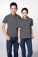 เสื้อโปโลชาย เสื้อคอปกชาย/หญิง คอปกรัดแขน ผ้านิ่ม สบายตัว PoLo ผ้าCOTTON  (สีท็อปดำ)