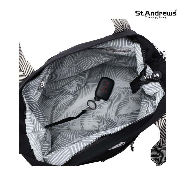 st-andrews-กระเป๋าสะพายทรง-tote-มีสายสะพายยาว-รุ่น-ssh0018-สีดำ