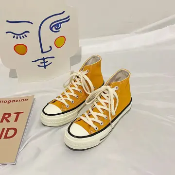 Gold high top sales sneakers womens