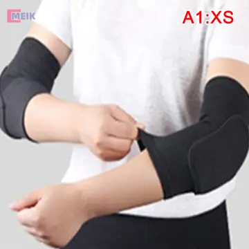 1PCS Sports Elbow Bandage Breathable Elbow Pads Basketball Volleyball Gym  Adjustable Sports Safety Arm Sleeve Pads