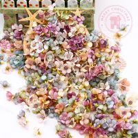 ❍❄ 2cm Mini Silk Flowers Polychrome Daisy Flower Head Artificial Flower Garland DIY Accessories Home Festival Celebration Wedding