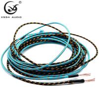 10m20m HiFi DIY 3mm OD colors sheath small 16 core 0.25mm OFC pure copper wire 1.2mm internal instrument speaker Audio cable