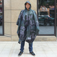 Outdooor Hunting Clothes Waterproof Camo Raincoat Military Impermeable Men Women Camping Fishing Motorcycle Hooded Rain Poncho