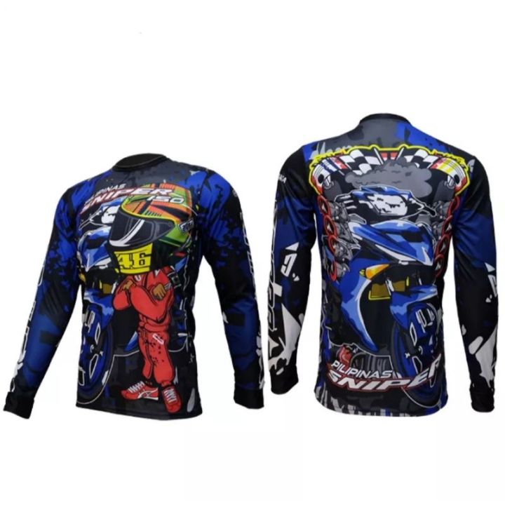 ☉PILIPINAS SNIPER ISO Motorcycle Jersey Long Sleeve Premium Import ...