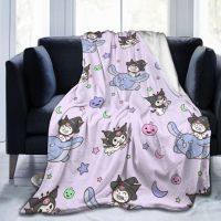 2023 in stock Sanrio Kuromi Flannel Ultra-Soft Micro Fleece Blanket for Bed Couch Sofa Air Conditioning Blanket，Contact the seller to customize the pattern for free