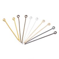 【cw】 200pcs Gold Pins 16 20 25 30 35 40 45 50mm Findings Diy Jewelry Making Accessories Supplies !