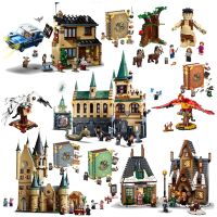 1176PcsSet Harris Forbidden Forest Umbridges Encounter Tower 4 Privet Drive Attack on The Burrow Hedwig Building Blocks Toys