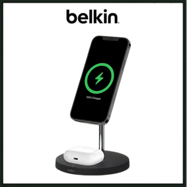 belkin-wiz010my-boostcharge-pro-2in1-wireless-charger-stand-with-magsafe-15w-adapter-iphone-14-13-12-airpods