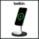 Belkin WIZ010my BoostCharge Pro 2in1 Wireless Charger Stand with MagSafe 15W + adapter (iPhone 14/13/12, AirPods)