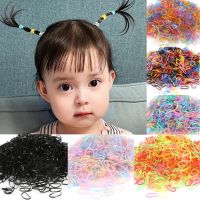 【hot】✚  100pcs Colorful Small Disposable Hair Ties Baby Kids Elasticity Ponytail Holder Rubber Band Diy Dog Accessories