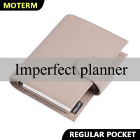 Limited Imperfect Moterm Regular Pocket Rings Planner Genuine Cowhide Leather A7 Notebook Agenda Organizer Journey Sketchbook