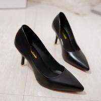 2024 รองเท้าคัชชูหัวแหลม Fashion women high heels Pointed Head Pumps LTH234-6