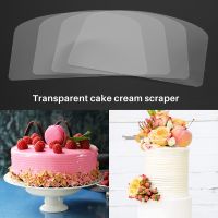 13PCS Transparent Cake Cream Scraper Flexible Plastic Icing Spatula Buttercream Smoother Cake Decorating Tools Baking