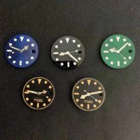 ▪ 28.5mm/29mm Watch Accessories Blue/Green Luminous Dial for 8215/2813/8200/821A mingzhu 2813 movement SUB Replacement