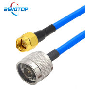 สาย RG402 N ประเภทชายหญิง SMA ชาย RF Adapter 50 Ohm RF Coaxial Pigtail Extension สายไฟจัมเปอร์15ซม. 50ซม. 1M 2M 5M