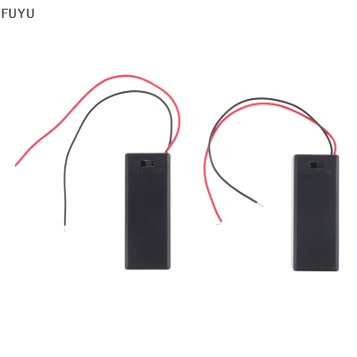 FUYU 2PCS 3V 2 AAA BATTERY HOLDER Case with ON/OFF SWITCH SWITCH BOX Pack COVER