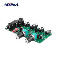 AIYIMA 2Way เพลง Preamplifier Micophone เครื่องขยายเสียงคาราโอเกะผสมขยายคอมพิวเตอร์สัญญาณเสียงผสมคณะกรรมการ DC 12-24