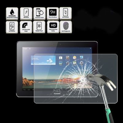 [spot goods66]สำหรับ Huawei MediaPad 10 LINK 10.1 Quot; แท็บเล็ตกระจกเทมเปอร์ฝาครอบปกป้องหน้าจอฟิล์มปกป้องคุณภาพระดับ HD
