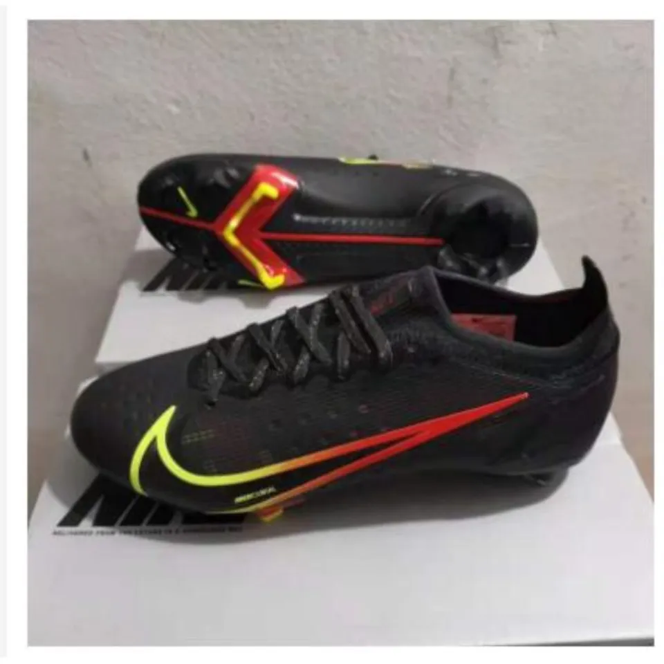 Kasut Bola Sepak Nike Mercurial 14 CR7 Vapor Elite IMPULSE PACK FG Outdoor  Men's Football Boots Unisex Soccer Cleats