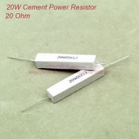 (5pcs/lot) 20W 20 ohms Ceramic Cement Power Resistor 20ohm TOL 5 Resistors