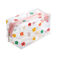 Cute Ins Transparent Pencil Case Large Pencil Case Large Capacity Storage Bag Plastic Pencil-Box Office School Supplies