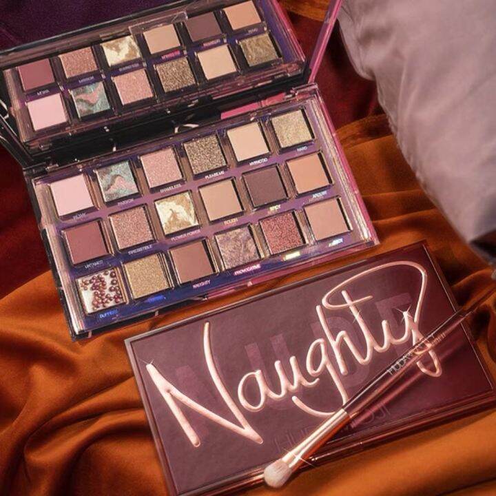 HUDA BEAUTY NAUGHTY NUDE EYESHADOW 18 COLORS Lazada PH