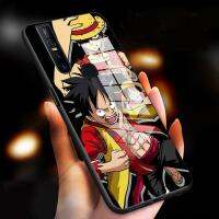 เคสสำหรับ VIVO V15 BL Luffy เคสกระจกนิรภัยมันวาวเคสโทรศัพท์ฝาครอบกันกระแทก