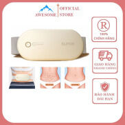 Máy massage bụng Bumas BU01, đai chườm nóng giảm đau lưng, đau bụng kinh