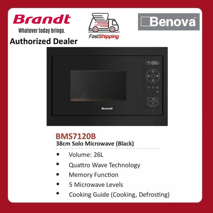 (RAMADAN SALES!!) Brandt 26L Builtin Solo Microwave Oven BMS7120B