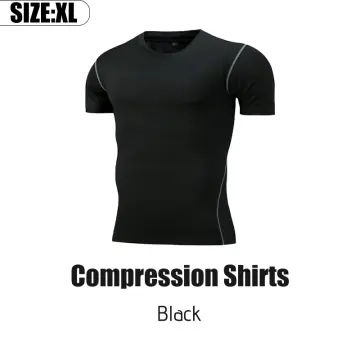 Compression Shirt V-Neck Black