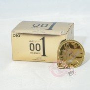 Bao Cao Su OLO Vàng Jelly Gold 001 Siêu Mỏng, Gân Gai Bo Sát 10 cái hộp