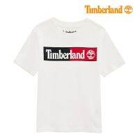 2023 New Fashion version Korean Direct Mail [Timberland Kids] Two-Color Logo Printed Round Neck T-Shirt (TLSDA12F 10)