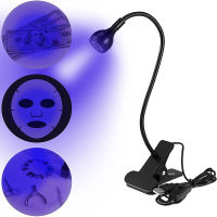 USB Led Desk Light Flexible Clip Bright Led UV Lamp Glue Nail Dryer Curing Gel Nail Cash Medical Product Detector Phone Repair