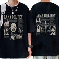 Singer Lana Del Rey Tshirt Ultraviolence Music Album T-shirt Men Women Retro Hip Hop Short Sleeve Oversized Cotton T Shirts Male