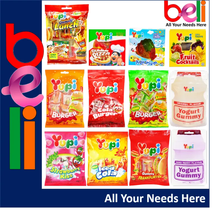 Yupi Gummy Candy [Burger/Cola Burger/Sour Burger/Strawberry Kiss/Gummy