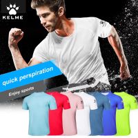 KELME Mens T-shirt Men Soccer Basketball Running Trainning Exercise Gym Quick Dry Fitness Sportswear Breathable T Shirt 871002