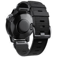 22มม. ไนลอน Quick Release สายรัดข้อมือสำหรับ Garmin Fenix5/5 Plus/ 6 /6pro/ 7 /Instinct Easy Fit นาฬิกาเปลี่ยนสร้อยข้อมือ  zvtjeu