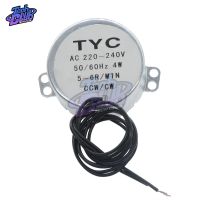 มอเตอร์ซิงโครนัส Ac 220-240V 50/60Hz แรงบิด5-6รอบต่อนาทีแข็งแรง4W Tyc-50 CW/CCW