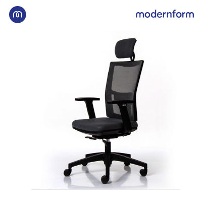 Modernform เก้าอี้สำนักงาน เก้าอี้ทำงาน เก้าอี้ออฟฟิศ  รุ่น HYDRA  พนักพิงสูง ฟังก์ชั่นสุดคุ้ม  หุ้มด้วยผ้าตาข่ายทึบที่จะช่วยรองรับกระดูกสันหลังส่วนล่าง และยังสามารถปรับเอนพนักพิงได้ 4 ระดับ  หุ้มผ้าตาข่าย สีดำ