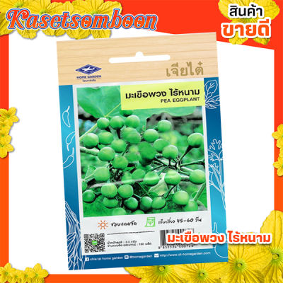 เมล็ดพันธุ์ผัก เมล็ดมะเขือพวง เจียไต๋ ( pea eggplant seed ) บรรจุ 170 เมล็ด/ซอง ขนาด 15 บาท ตรา เครื่องบิน