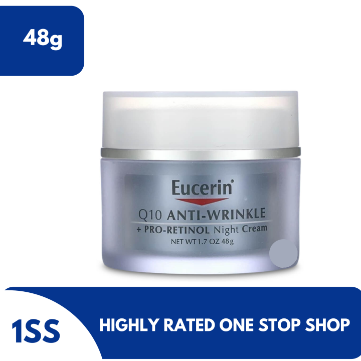Eucerin AntiWrinkle Night Face Cream, 48g Lazada PH