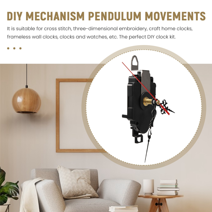 diy-quartz-pendulum-clock-movement-mechanism-with-2-pairs-of-hands-wall-quartz-clock-repair-tool-parts-replacement