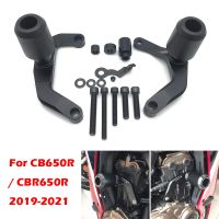 สำหรับฮอนด้า CB650R CBR650R CB CBR 650 R 650R CBR650 2019-2021 2022เครื่องยนต์มอเตอร์ไซค์เคสตัวปิดเพื่อความปลอดภัยสไลด์เฟรมแผ่นกันกระแทก