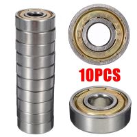 New 10Pcs Metal Shielded Ball Bearing 608ZZ 8x22mm High-Speed Miniature Bearings For Skateboard Scooter Axles  Bearings Seals