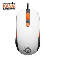 100% Originianl Steelseries Kana V2เมาส์สำหรับเล่นเกมส์เม้าท์อ็อฟติคอล &amp; หนูแข่งหลักเมาส์เกมออพติคัลมืออาชีพสีขาว